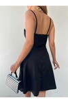 JDR İp Askılı Mini Elbise